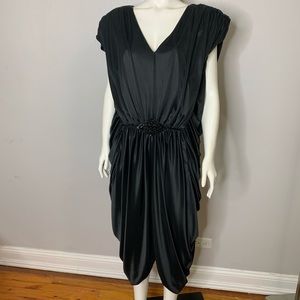 Funky modern retro party dress | Black